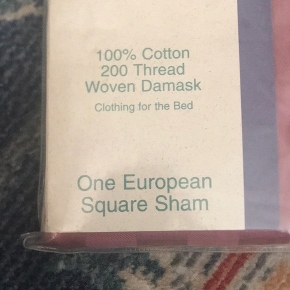 Woven Damask European Square Sham - Picture 2 of 6